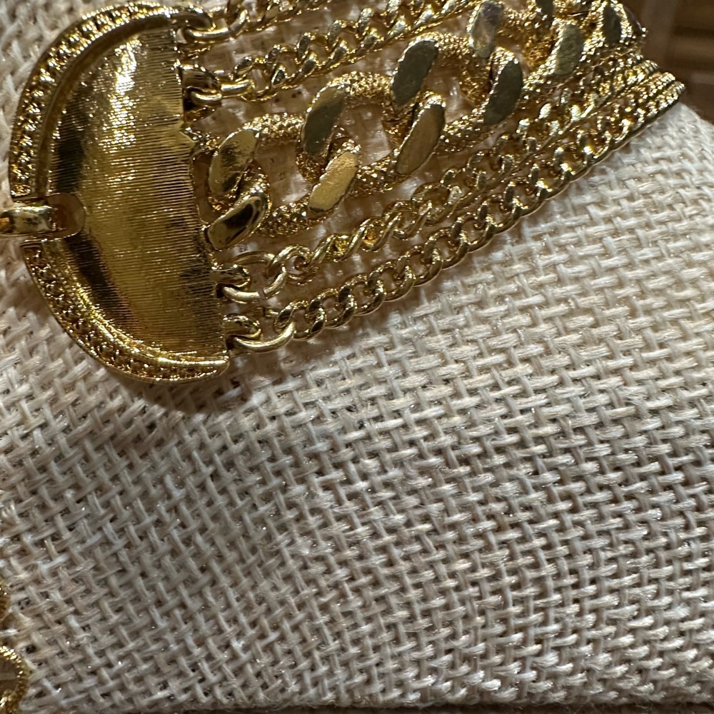 Monet Gold Multi-Strand Necklace - Picture 13 of 16